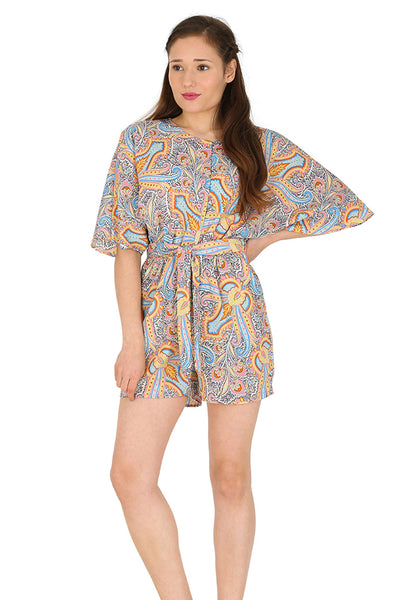 Paisley Batwing Playsuit