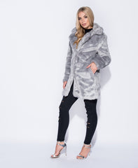 Light Grey Fur Coat
