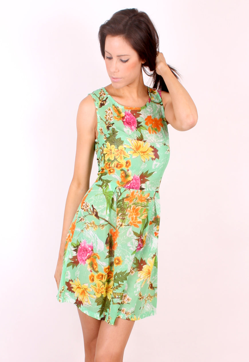 Madam Rage Tropical Floral Summer Dress